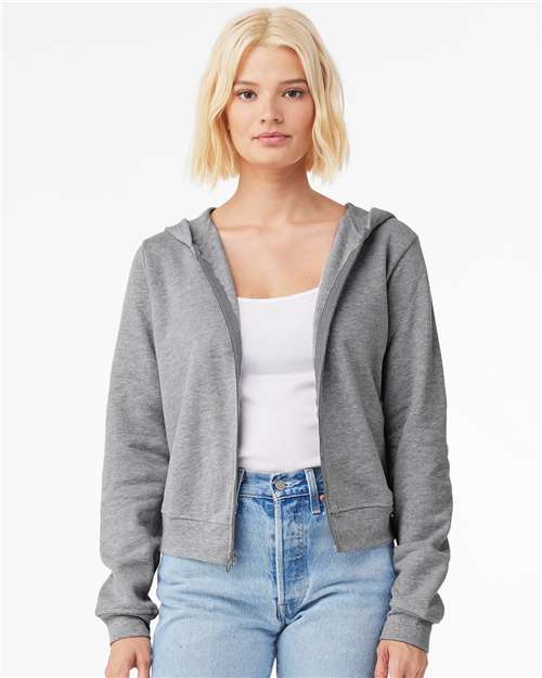 BELLA + CANVAS 7539 Women's FWD Fashion Sponge Fleece Full-Zip Hoodie