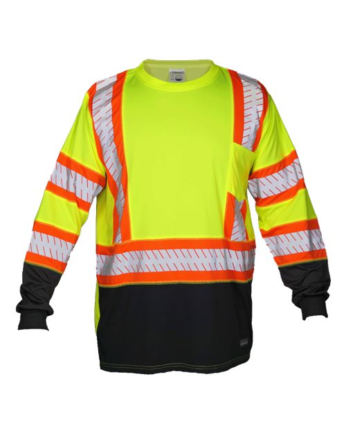 Kishigo 9181 Unisex DOT Class 3 Long Sleeve T-Shirt