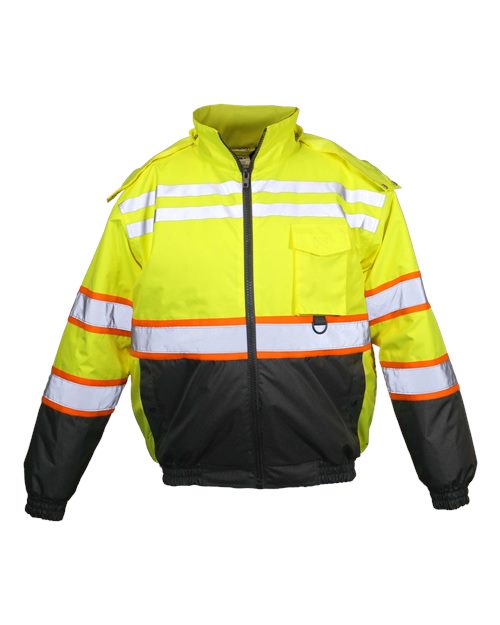 Kishigo JS156 Unisex Economy Contrast Class 3 Bomber Jacket