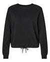 LAT 3528 Women's Relaxed 3-End Boxy Fleece Crewneck Sweatshirt