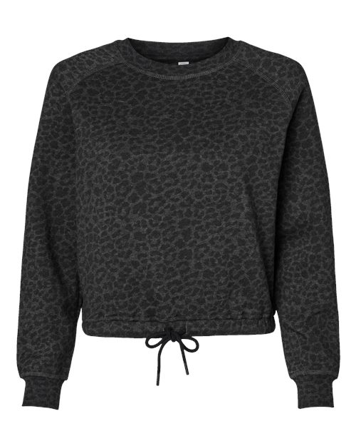 LAT 3528 Women's Relaxed 3-End Boxy Fleece Crewneck Sweatshirt