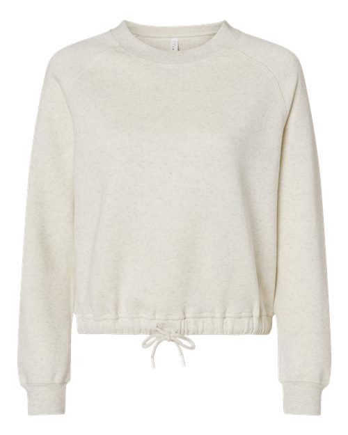 LAT 3528 Women's Relaxed 3-End Boxy Fleece Crewneck Sweatshirt