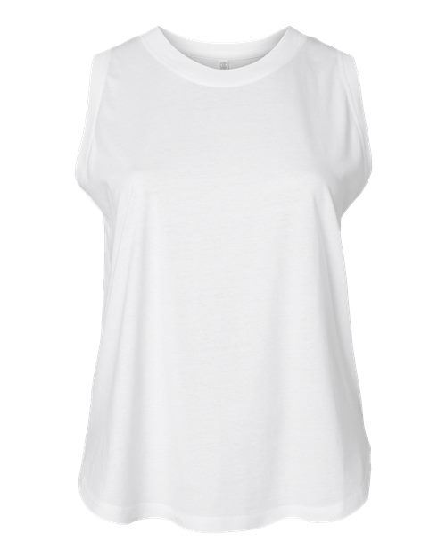 LAT 3892 Women's Curvy Relaxed Fine Jersey Tank