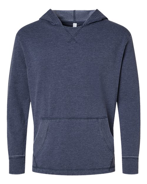 LAT 6936 Unisex Vintage Wash Fleece Hoodie