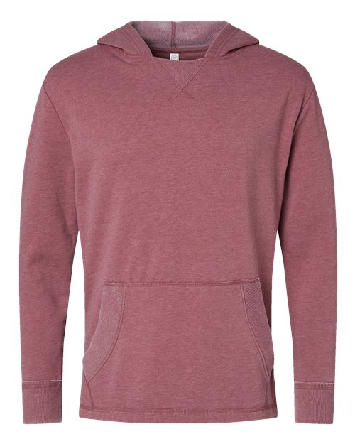 LAT 6936 Unisex Vintage Wash Fleece Hoodie