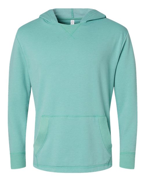 LAT 6936 Unisex Vintage Wash Fleece Hoodie