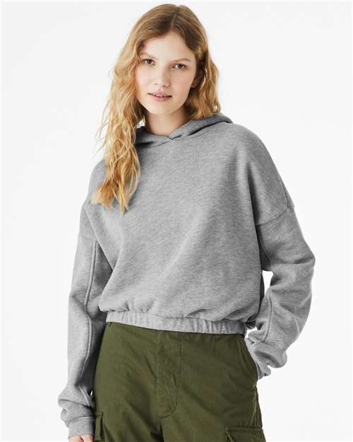 BELLA + CANVAS 7506 Women's FWD Fashion Sponge Fleece Cinched Bottom Hoodie