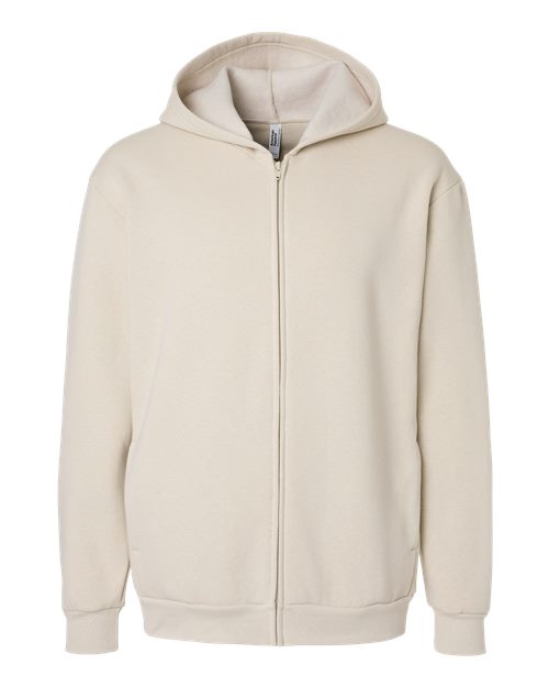 American Apparel RF497 Unisex ReFlex Fleece Full-Zip Hoodie