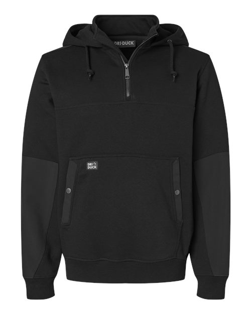 DRI DUCK 7349 Men's Mission Quarter-Zip Hooded Pullover