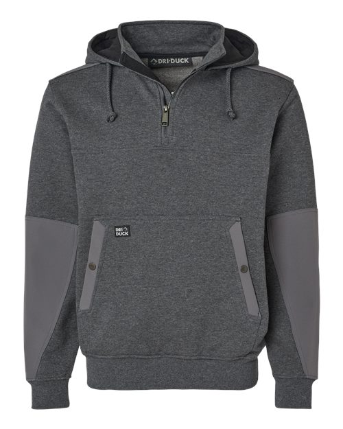 DRI DUCK 7349 Men's Mission Quarter-Zip Hooded Pullover