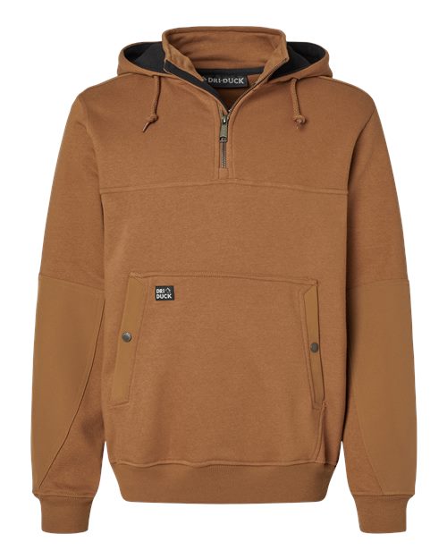 DRI DUCK 7349 Men's Mission Quarter-Zip Hooded Pullover