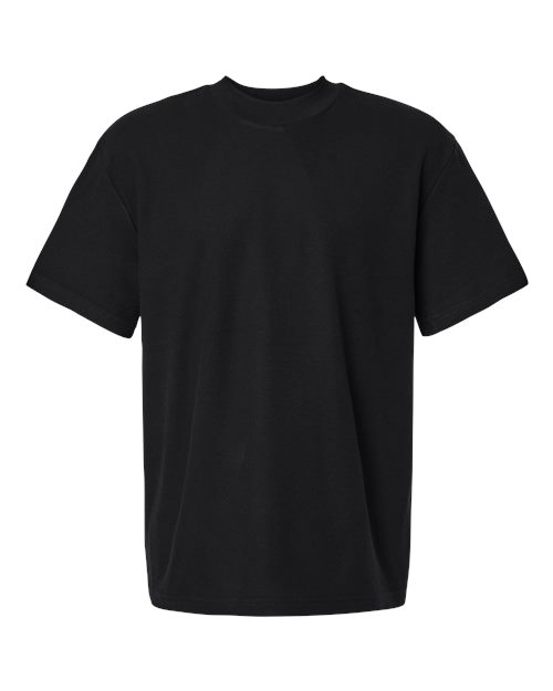 American Apparel 1PQ Pique Mockneck Tee