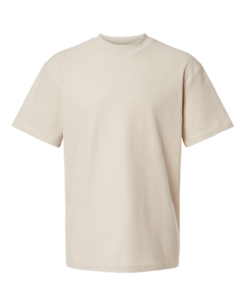 American Apparel 1PQ Pique Mockneck Tee