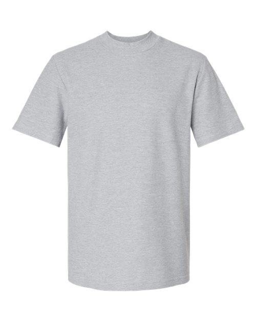 American Apparel 1PQ Pique Mockneck Tee