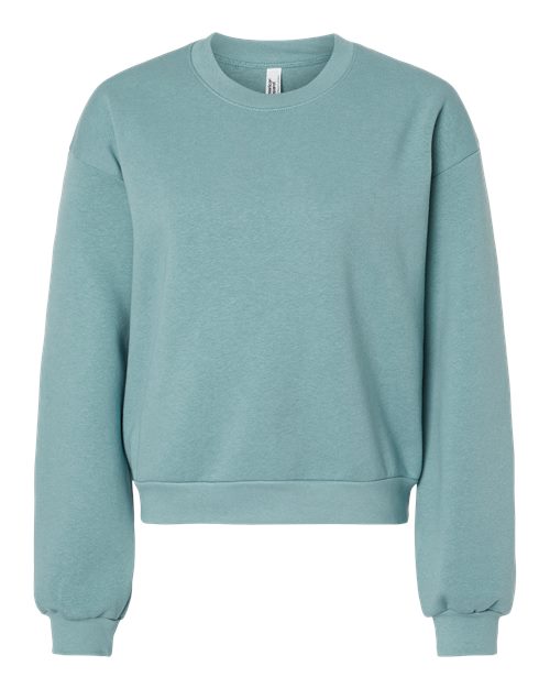 American Apparel RF494 Women's ReFlex Fleece Crewneck Sweatshirt