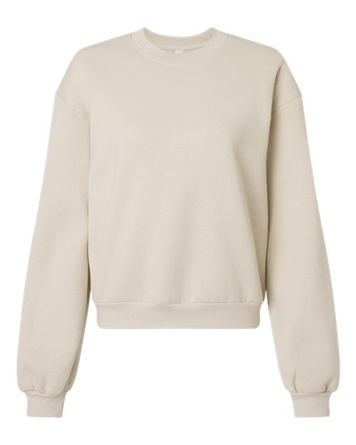 American Apparel RF494 Women's ReFlex Fleece Crewneck Sweatshirt