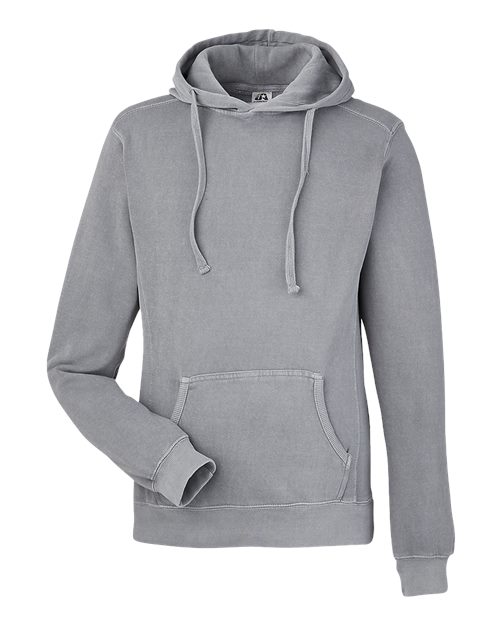 J. America 8730 Unisex Pigment-Dyed Fleece Hooded Sweatshirt