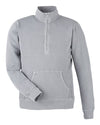 J. America 8732 Unisex Pigment-Dyed Fleece Quarter-Zip Pullover