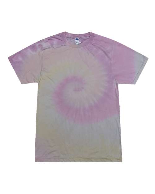 Colortone 1090 Unisex Festival Tie-Dyed Burnout T-Shirt