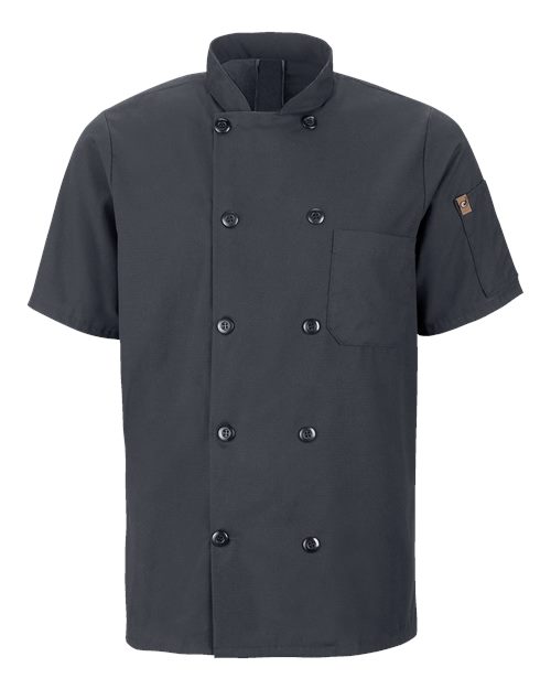 Chef Designs 046X Mimix™ Short Sleeve Chef Coat with OilBlok