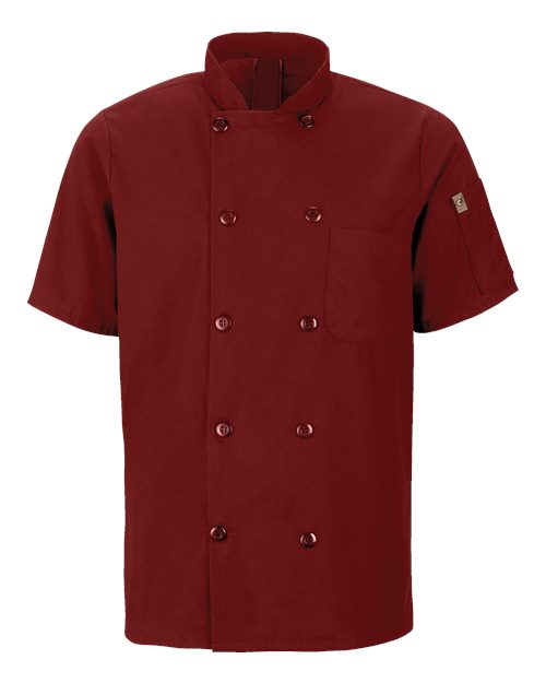 Chef Designs 046X Mimix™ Short Sleeve Chef Coat with OilBlok