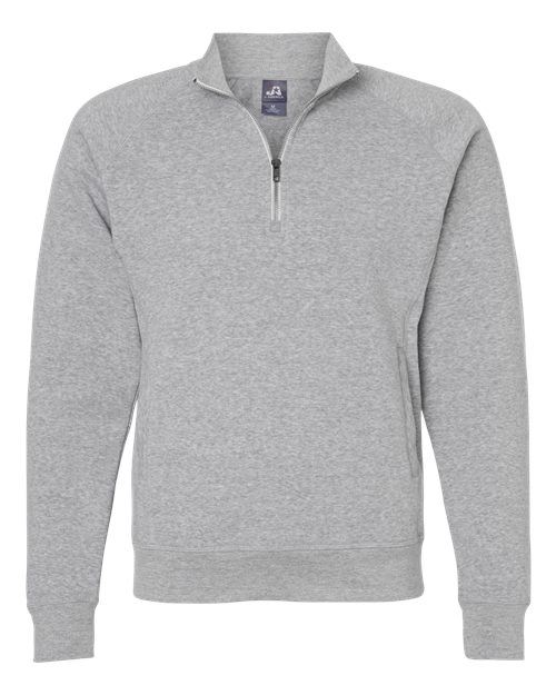 J. America 8869 Men's Triblend Quarter-Zip Sweatshirt