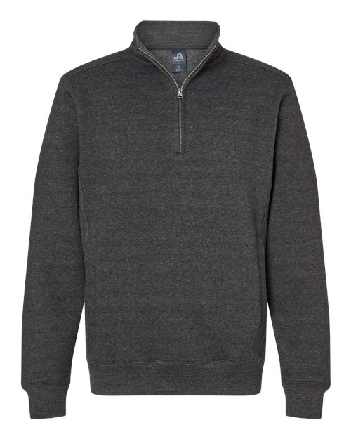 J. America 8717 Unisex Heavyweight Fleece Quarter-Zip Sweatshirt