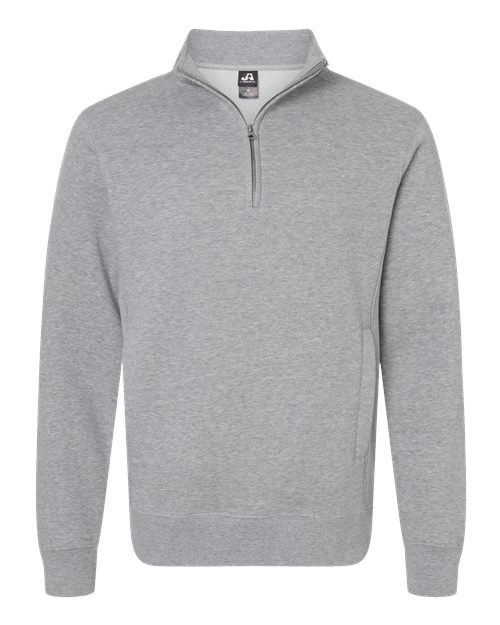 J. America 8717 Unisex Heavyweight Fleece Quarter-Zip Sweatshirt