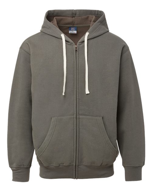 MV Sport 22132 Unisex Vintage Fleece Full-Zip Hooded Sweatshirt