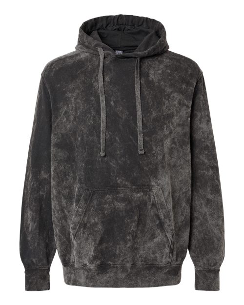 Dyenomite 854MW Unisex Premium Fleece Mineral Wash Hooded Sweatshirt