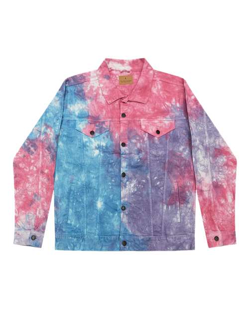 Colortone 9050 Unisex Tie-Dyed Denim Jacket