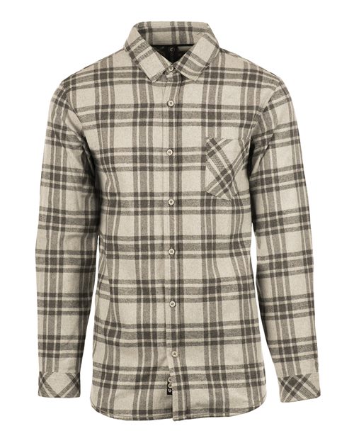 Burnside 8212 Men's Open Pocket Flannel Shirt