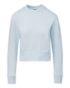 MV Sport W22106 Women's Romi Cloud Fleece Crop Crewneck Sweatshirt