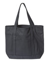 Liberty Bags 8873 XL Zippered Cotton Canvas Resort Tote