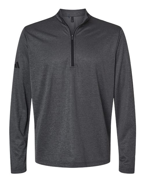 Adidas A593 Men's Space Dyed Quarter-Zip Pullover
