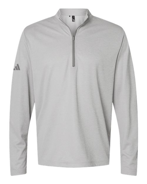 Adidas A593 Men's Space Dyed Quarter-Zip Pullover
