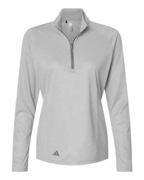 Adidas A594 Women's Space Dyed Quarter-Zip Pullover