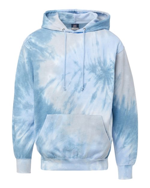 MV Sport 1290 Unisex Classic Fleece Tie-Dye Hooded Sweatshirt