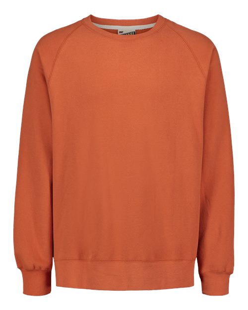 MV Sport 17116 Men's Vintage Fleece Raglan Crewneck Sweatshirt