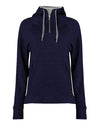 Badger 1051 Women's FitFlex French Terry Hooded Quarter-Zip