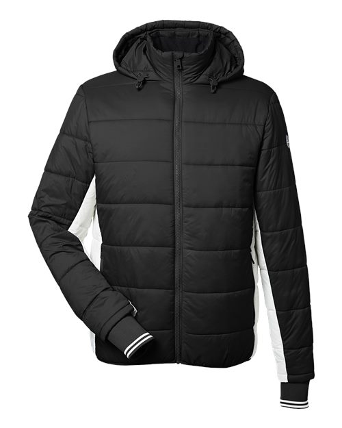 Nautica N17186 Men's Nautical Mile Hooded Puffer Jacket
