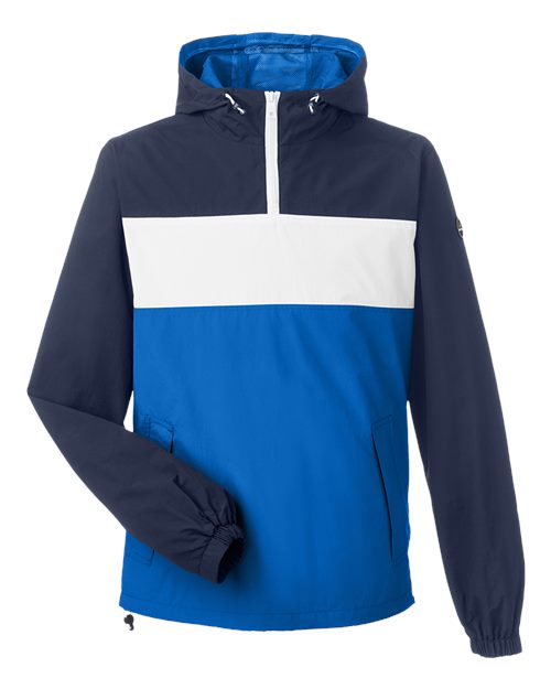 Nautica N17174 Unisex Windward Anorak Hooded Quarter-Zip Jacket