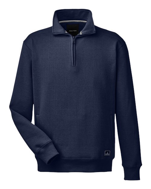 Nautica N17176 Men's Anchor Fleece Quarter-Zip Sweatshirt