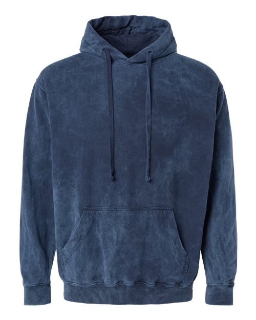 Dyenomite 854MW Unisex Premium Fleece Mineral Wash Hooded Sweatshirt