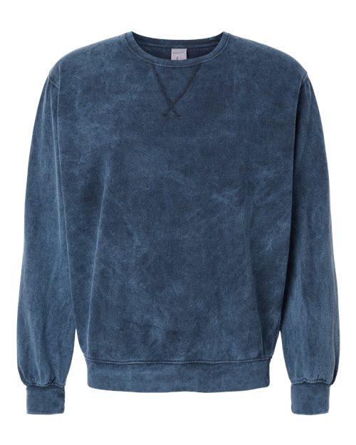 Dyenomite 845MW Unisex Premium Fleece Mineral Wash Crewneck Sweatshirt