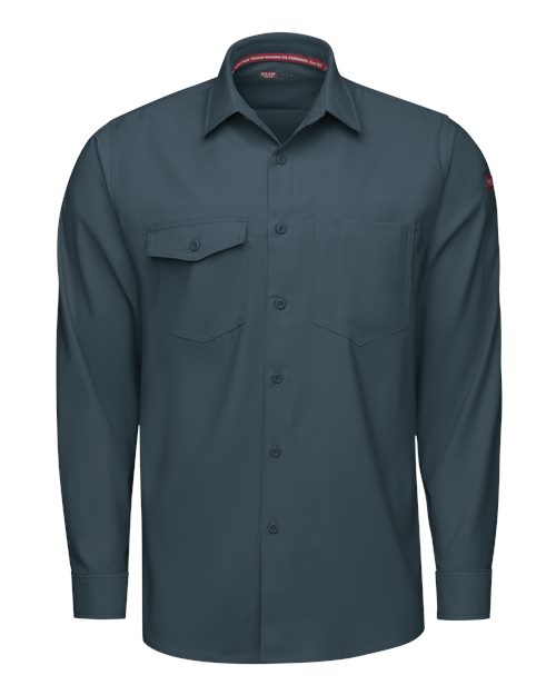 Red Kap TSM4T Men's Tall Cooling Long Sleeve Work Shirt