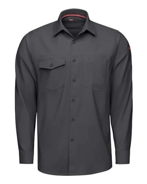 Red Kap TSM4T Men's Tall Cooling Long Sleeve Work Shirt