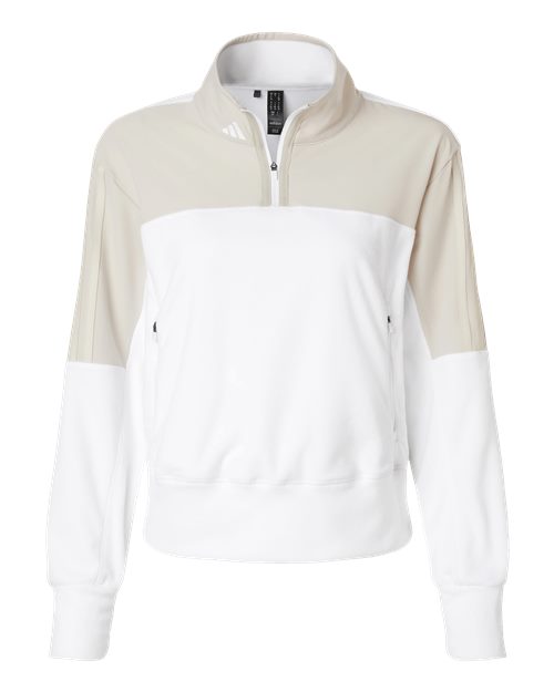 Adidas A601 Women's Fleece Quarter-Zip Pullover