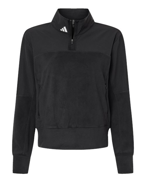 Adidas A601 Women's Fleece Quarter-Zip Pullover