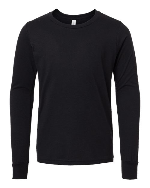 BELLA + CANVAS 3501YCVC Youth Heather CVC Long Sleeve Tee